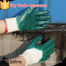 SRSAFETY EN388 3111 light duty gloves/cheap price 3/4 coated oil resistant glove